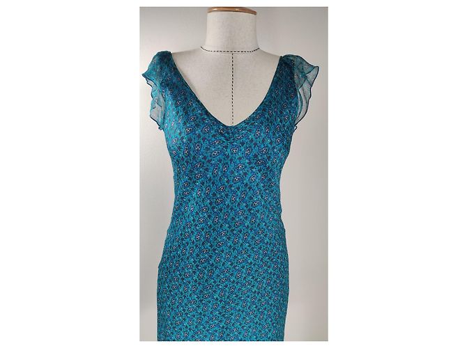 Autre Marque Vestido de seda Pauline B Multicolor - vista 4