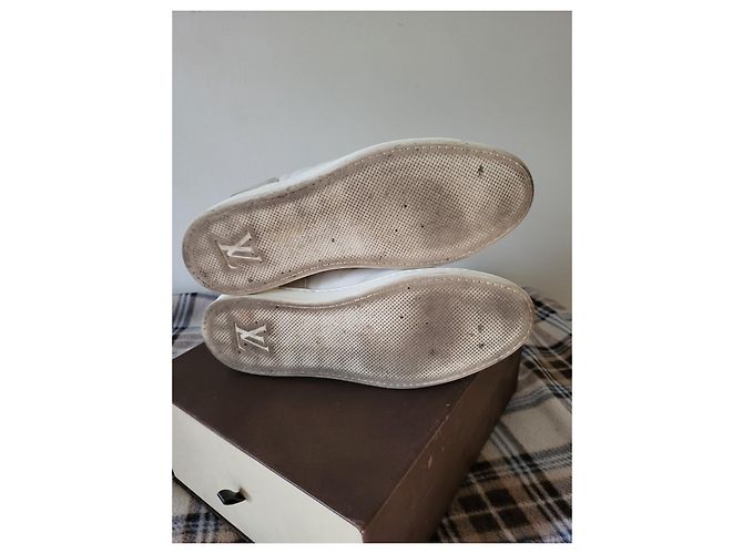 Louis Vuitton in pelle bianca Bianco - vista 5