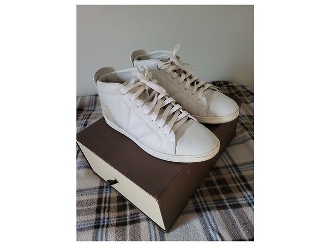 Louis Vuitton in pelle bianca Bianco - vista 6