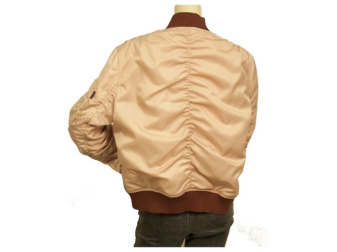 Chaqueta bomber con cremallera delantera marrón rosa Kenzo talla L - vista 2