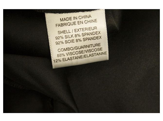 Helmut Lang Mini vestido negro sin mangas drapeado con una correa asimétrica tamaño 6 - vista 4