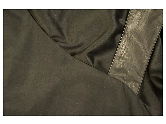 Helmut Lang Mini vestido negro sin mangas drapeado con una correa asimétrica tamaño 6 - vista 5