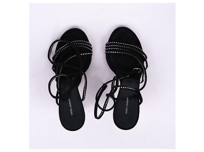 ISABEL MARANT Tacchi EU 37 Camoscio Nero - vista 4