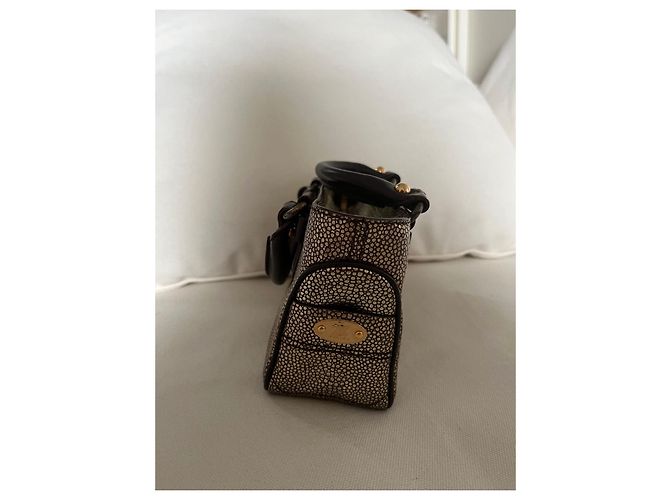 Céline Boogie Nano Shagreen Braun und Gold Metallisch - Ansicht 3