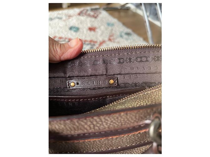 Céline Boogie Nano Shagreen Braun und Gold Metallisch - Ansicht 6