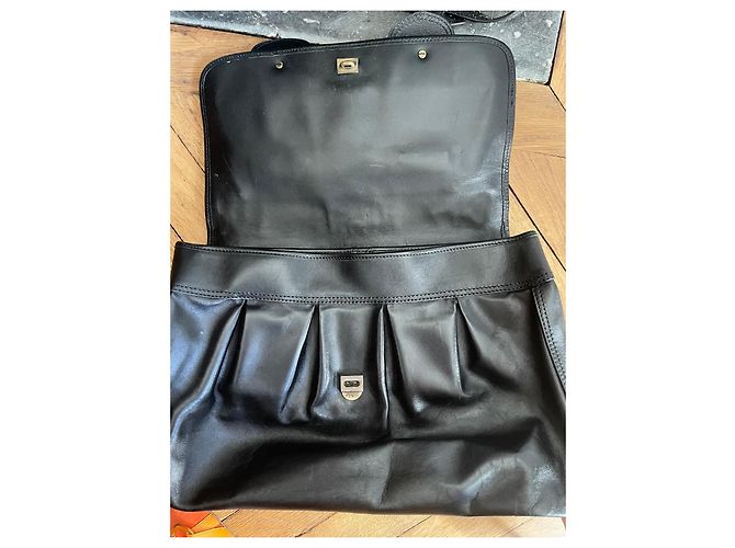 Borsa a mano Fendi B BAG in pelle nera Nero - vista 3