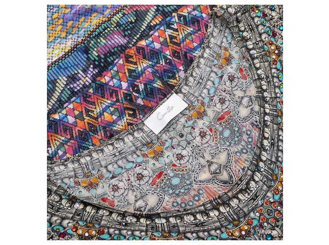 Camilla Túnica Cuello Redondo Kaftan - vista 5