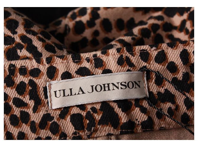 Ulla Johnson Vaqueros de pernera ancha con estampado de leopardo - vista 5