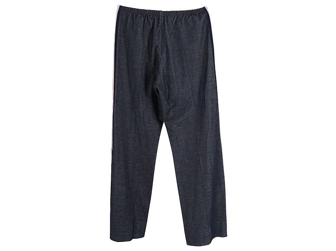 Calça folgada com elástico Palm Angels em algodão marinho - vista 3