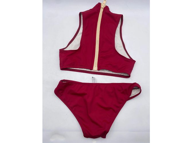 Traje de baño Solid & Striped T.International S Poliéster Roja - vista 2