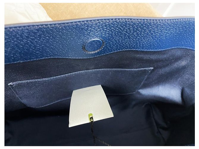 Gucci Ophidia 100 Borsa Kaleido indossata Blu - vista 3