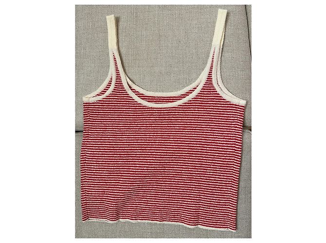 Chanel Runway Rotes Tanktop 23C - Ansicht 3