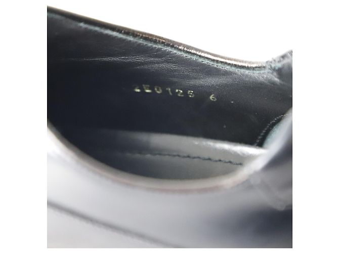 Richelieu Prada Platform en Cuir Noir - vue 11