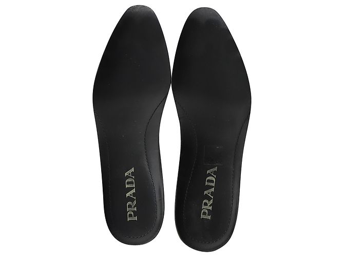 Richelieu Prada Platform en Cuir Noir - vue 6