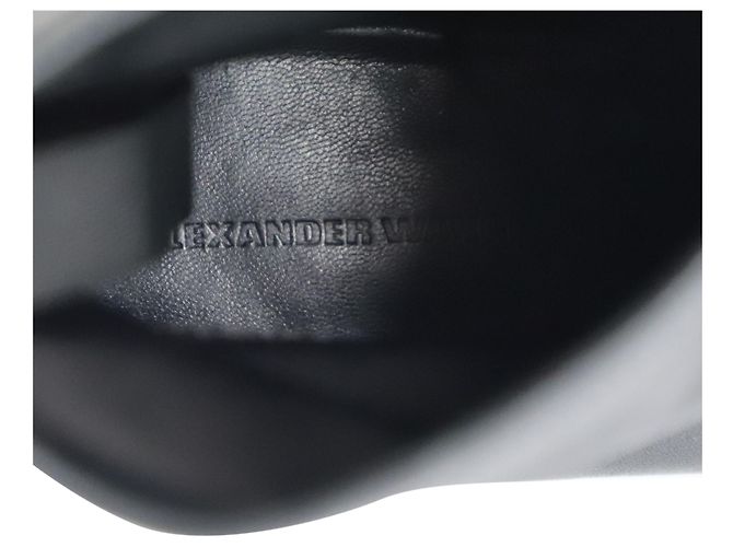 Alexander Wang Kori Stretch Ankle Boots in Black Leather - view 7
