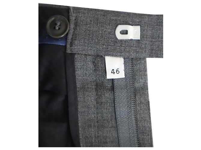 Conjunto de blazer e calça com estampa barroca Kenzo em lã cinza - vista 11