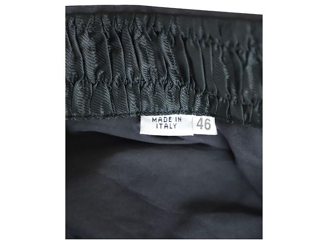 Camisa de botones con estampado barroco de John Galliano en algodón negro - vista 5