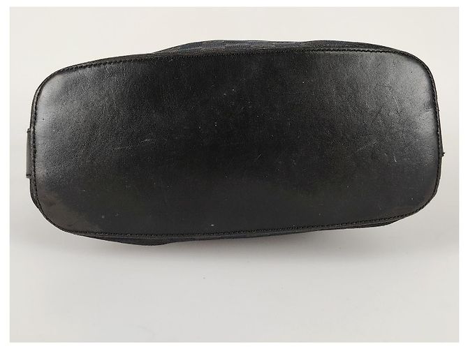 Gucci borsa a spalla in tela monogramma nera Nero - vista 4