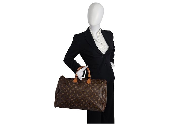 Louis Vuitton Borsa a mano modello Speedy 40 Marrone scuro - vista 7
