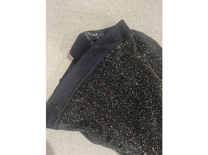 Camiseta de lencería CHANEL.  SINTÉTICO Negro - vista 2