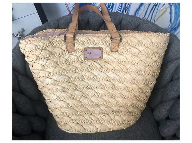 Red Valentino Strohtasche Beige - Ansicht 2