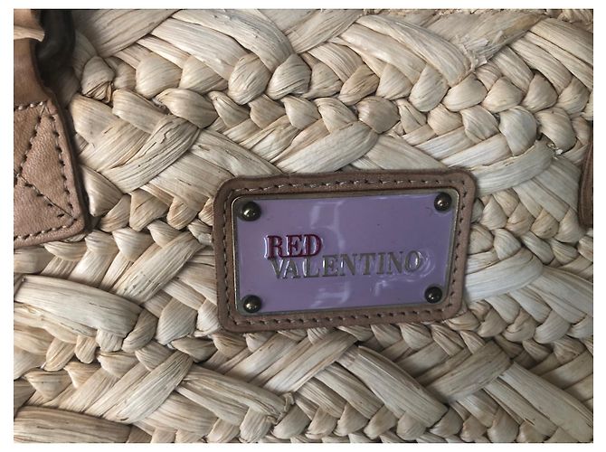 Red Valentino Strohtasche Beige - Ansicht 3
