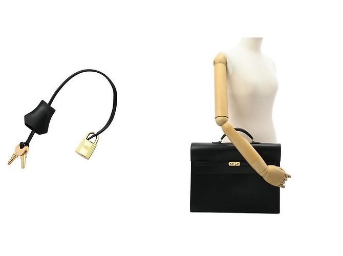 Hermès Kelly Depeche 38 Black - view 7