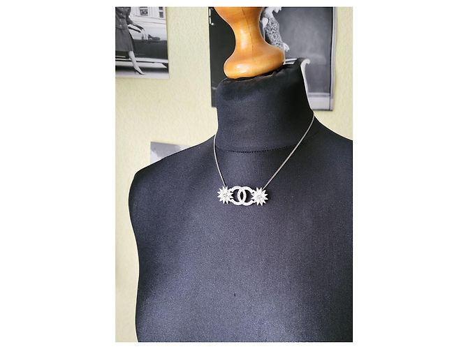 Collar de estrella de Chanel Hardware de plata - vista 3