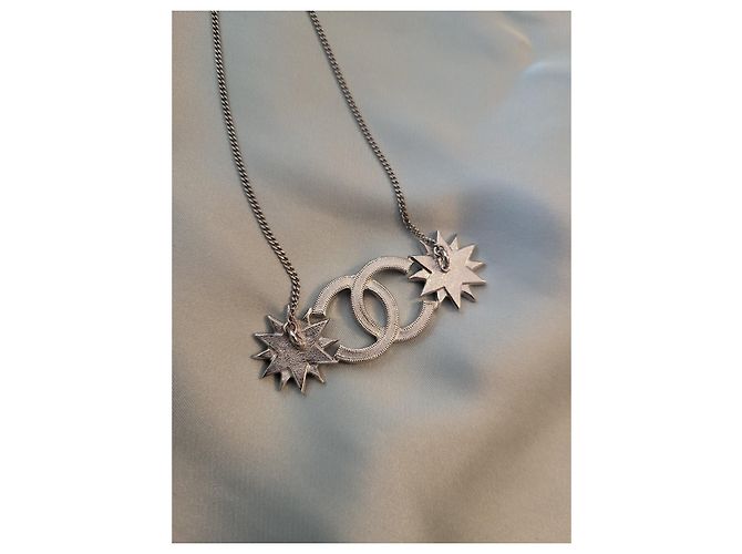 Collar de estrella de Chanel Hardware de plata - vista 6