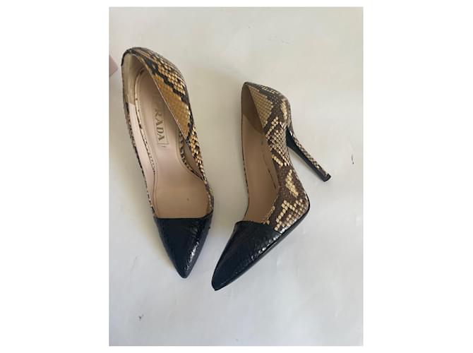 Prada Python Skin Heels 38 Multiple colors - view 10