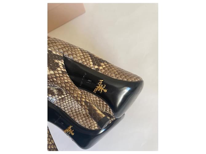 Prada Python Skin Heels 38 Multiple colors - view 4