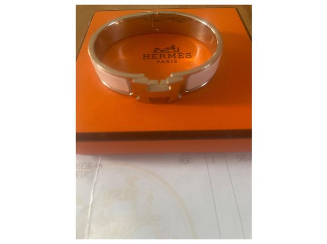 Hermès Armbänder Silber Pink - Ansicht 4