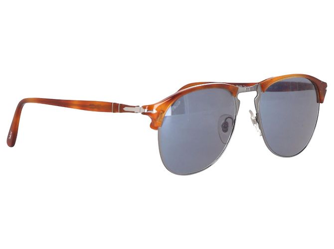 Persol Tortoise Shell Sunglasses in Brown Acetate - view 3