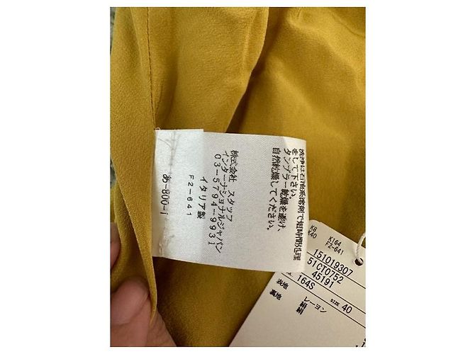 Maison Martin Margiela Vestido amarillo sin mangas de Maison Margiela - vista 11