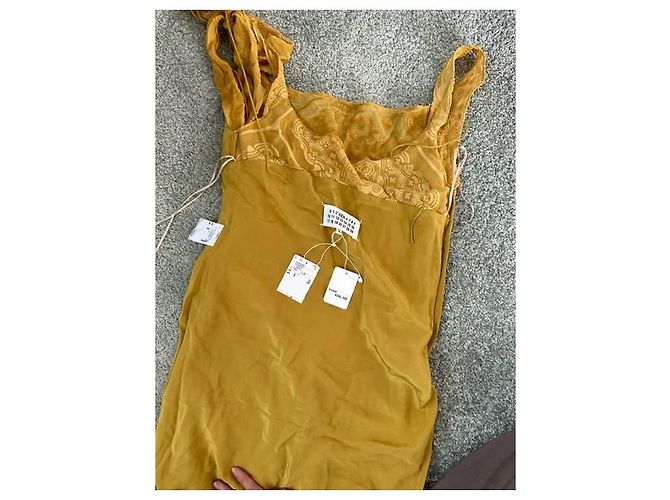 Maison Martin Margiela Vestido amarillo sin mangas de Maison Margiela - vista 12