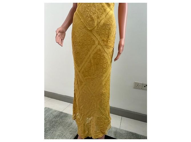 Maison Martin Margiela Vestido amarillo sin mangas de Maison Margiela - vista 4