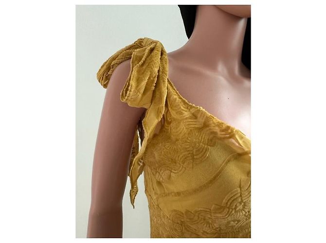 Maison Martin Margiela Vestido amarillo sin mangas de Maison Margiela - vista 5