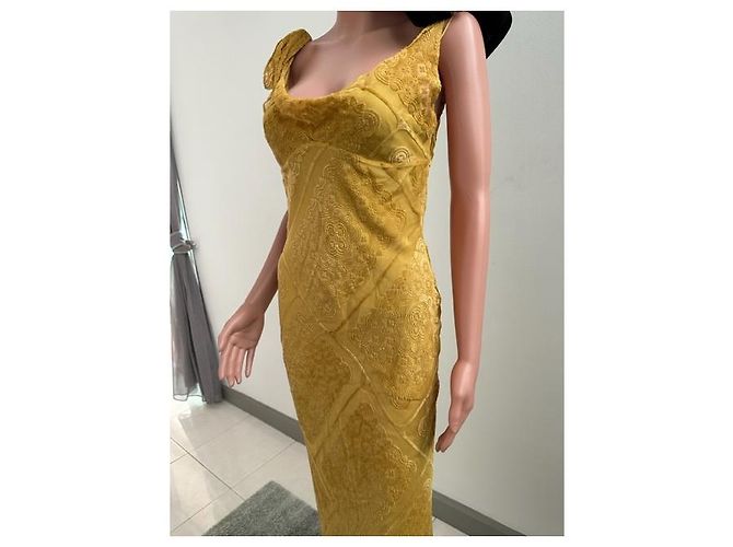 Maison Martin Margiela Vestido amarillo sin mangas de Maison Margiela - vista 7