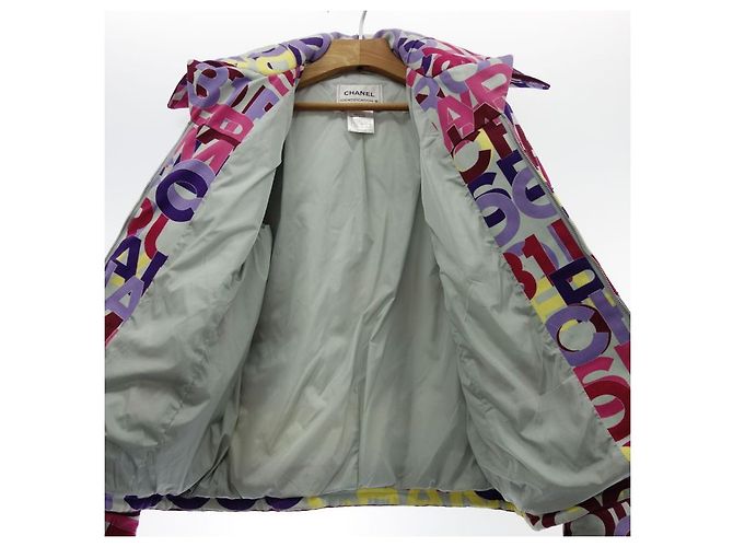 Giacca Chanel Multicolore in Cotone Rosa Porpora - vista 5