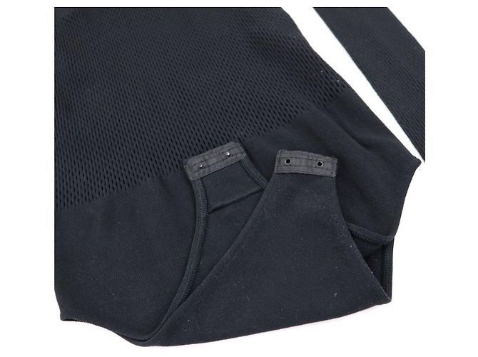 Fendi Mesh-Bodysuit-Tanktop Schwarz - Ansicht 7