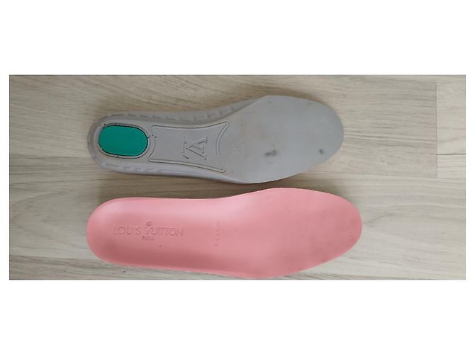 Sneakers Louis Vuitton Arancione in Pelle Verniciata - vista 6