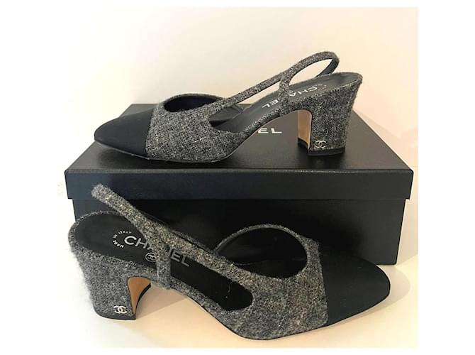Chanel Sling Schwarz Grau - Ansicht 3