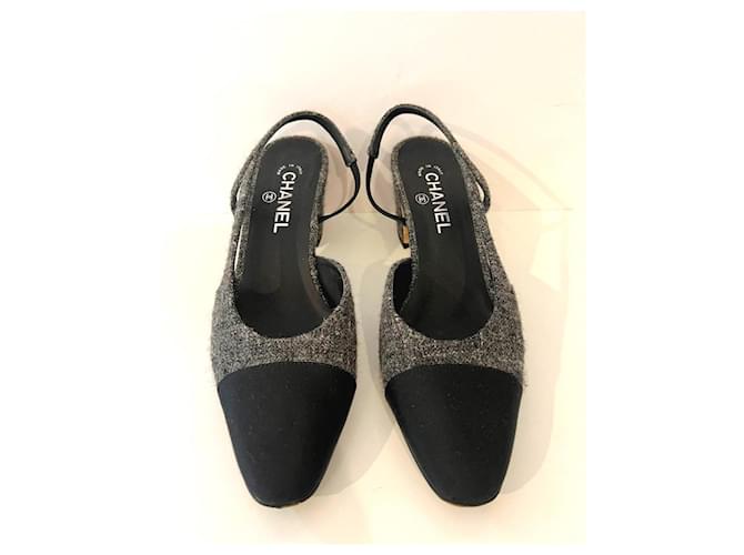 Chanel Sling Schwarz Grau - Ansicht 4