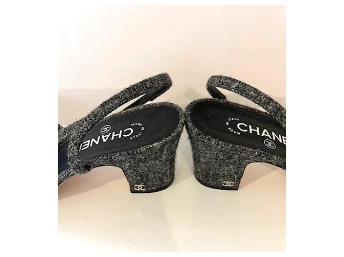 Chanel Sling Schwarz Grau - Ansicht 6