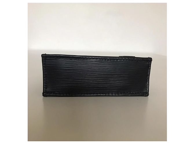 Bolso Louis Vuitton Nano Flat de cuero epi negro - vista 10