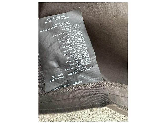 Prada Army Kleid Khaki Seide - Ansicht 12