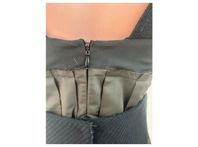 Prada Army Kleid Khaki Seide - Ansicht 6