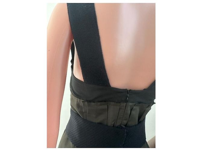 Prada Army Kleid Khaki Seide - Ansicht 7