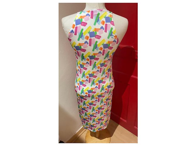 Agnès b. Agnès b Kleid mit geometrischem Muster Mehrfarben - Ansicht 3