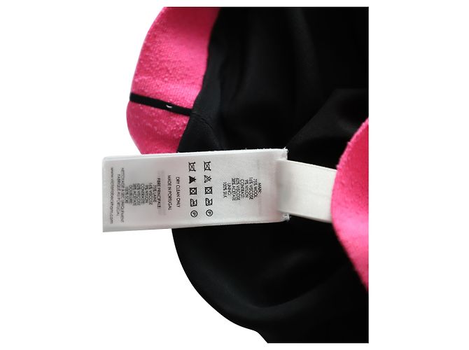Vestido recto sin mangas de Victoria Beckham en lana rosa - vista 6